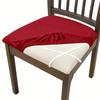 1PC Stretch Dining Chair Seat Covers Spandex Elastic Upholstered Chairs Cushion Cover Removable El Party Chair Slipcovers