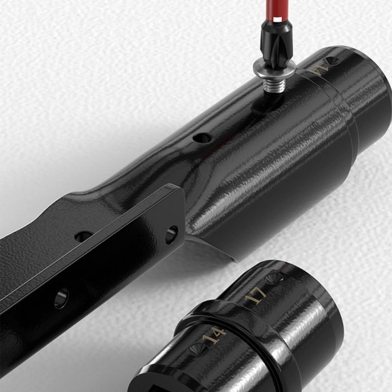 High Carbon Steel Adjustable Ceiling Fastener Tool Quick Changes Sockets 10 12 13 14 17mm Compact Design