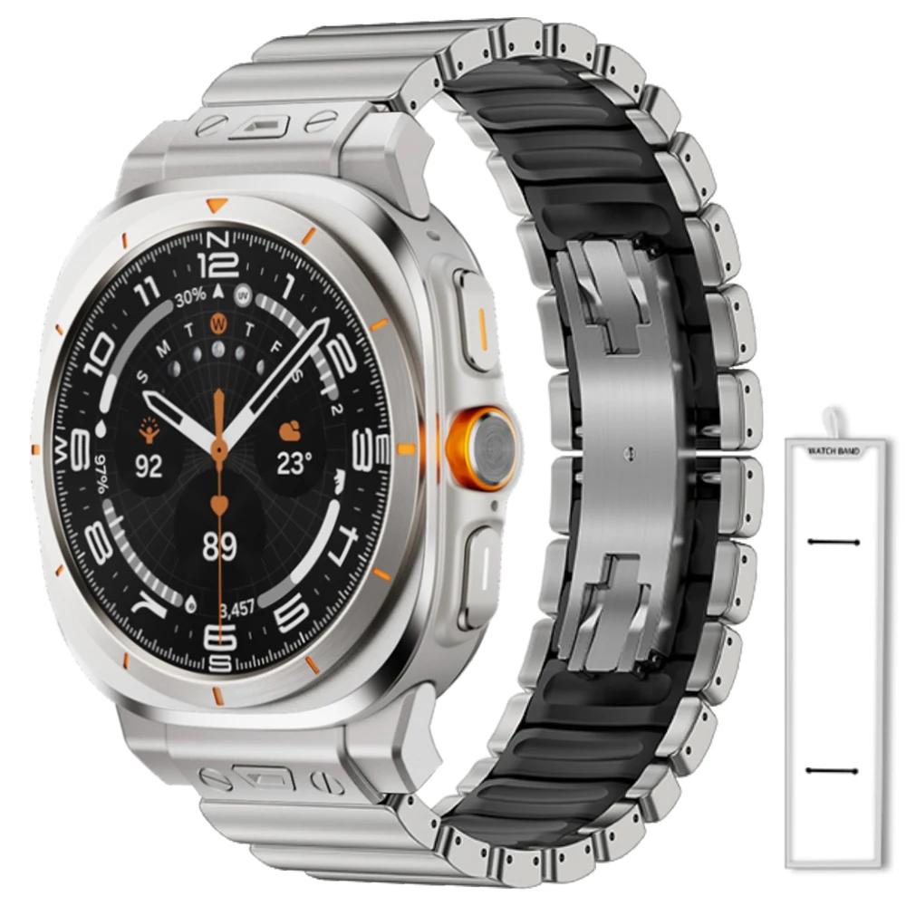 Business Titanium Band for Samsung Galaxy Watch Ultra 2025 Bracelet Man Luxury Band for Samsung Watch Ultra 47mm 2024 Watchband