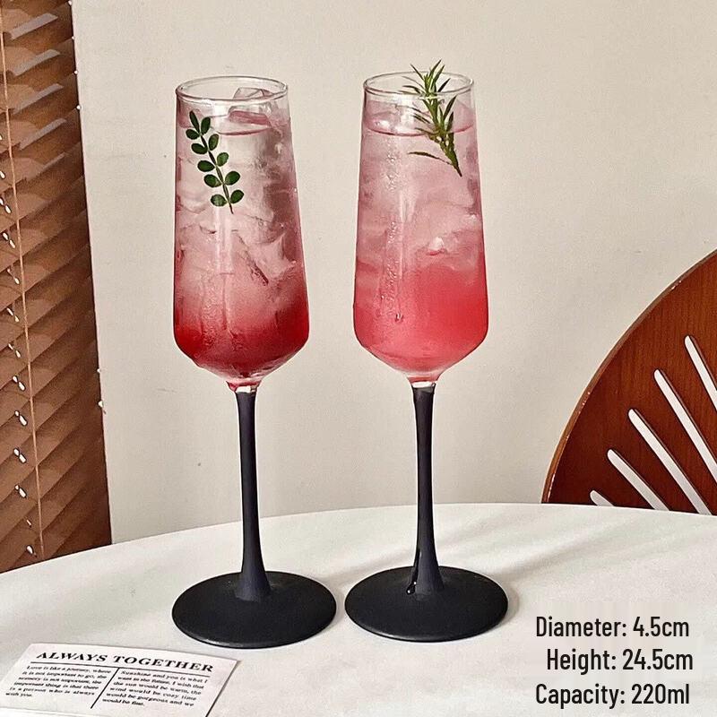 French Style Stemmed Champagne & Wine Glass