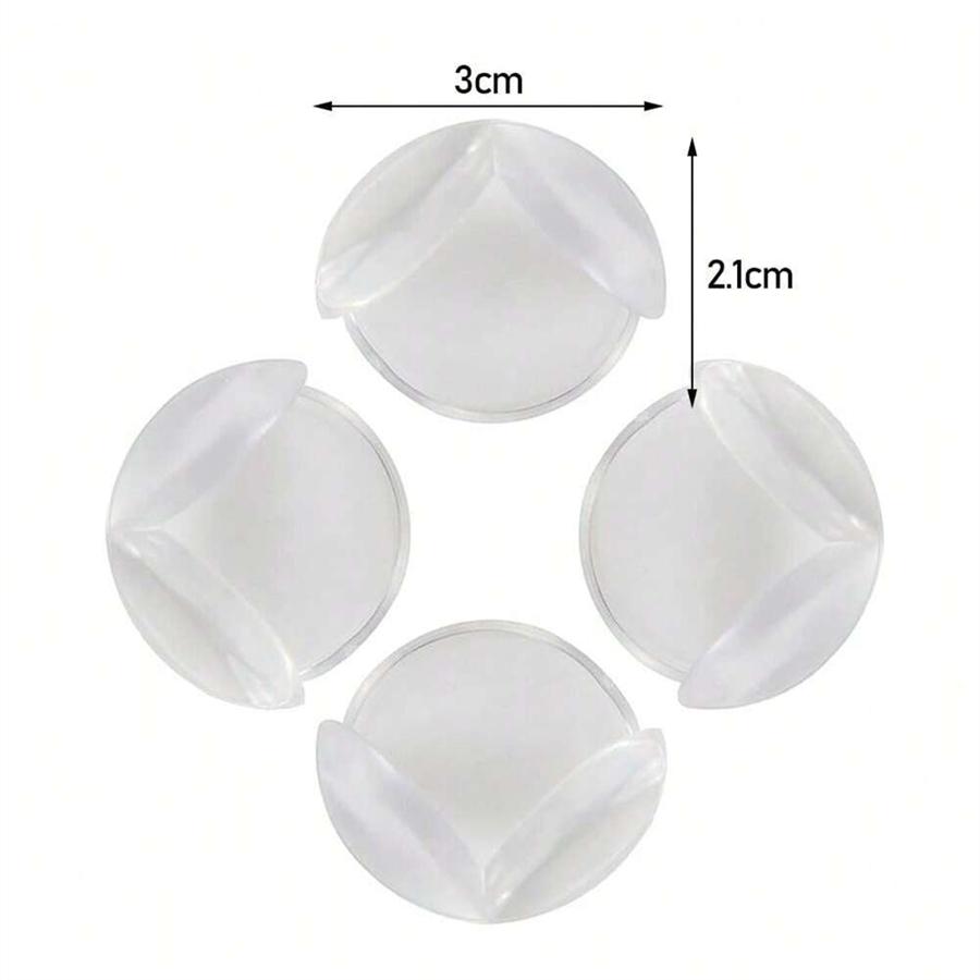 12Pcs Child Baby Safety PVC Protector Table Corner Edge Protection Cover Anticollision Edge & Guards