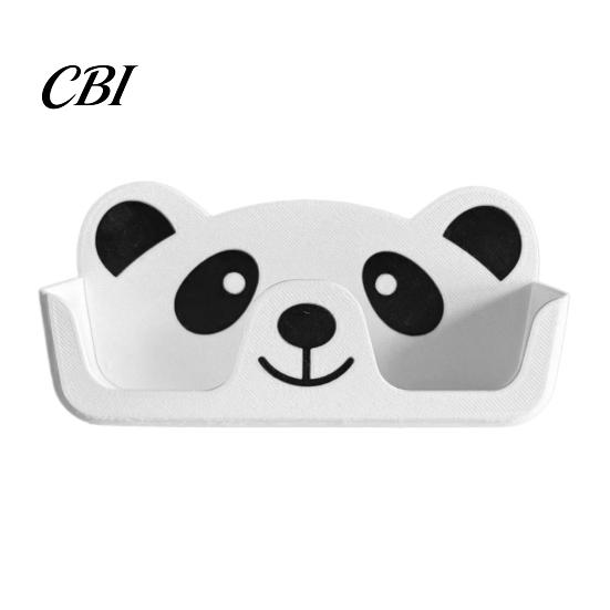Étui pour Lunettes Moulé Monobloc Support Panda Imprimé en 3D, Support de Rangement pour Lunettes Dessin Animé Mignon pour Bureau Support Animal de Chevet, Antidérapant Anti-Rayures