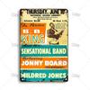 DORA Tin Sign MISES KING OF THE BLUES BB King Metal Poster Classic Metal Sign Wall Plate Home Garden Cafe Industrial Decor Old Metal Plaque