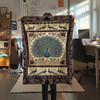 1Pc Peacock Print Flannel Blanket, High quality Comfortable for All Seasons, Home Decor, Warmth and Comfort, Perfect for Christmas Gifts W118