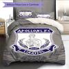 Apollon Logo Bedding Quilt Set Quilt Cover Pillowcase Home Decoration Birthday Gift (1 * Duvet Cover + 2 * Pillowcase, Without Core)