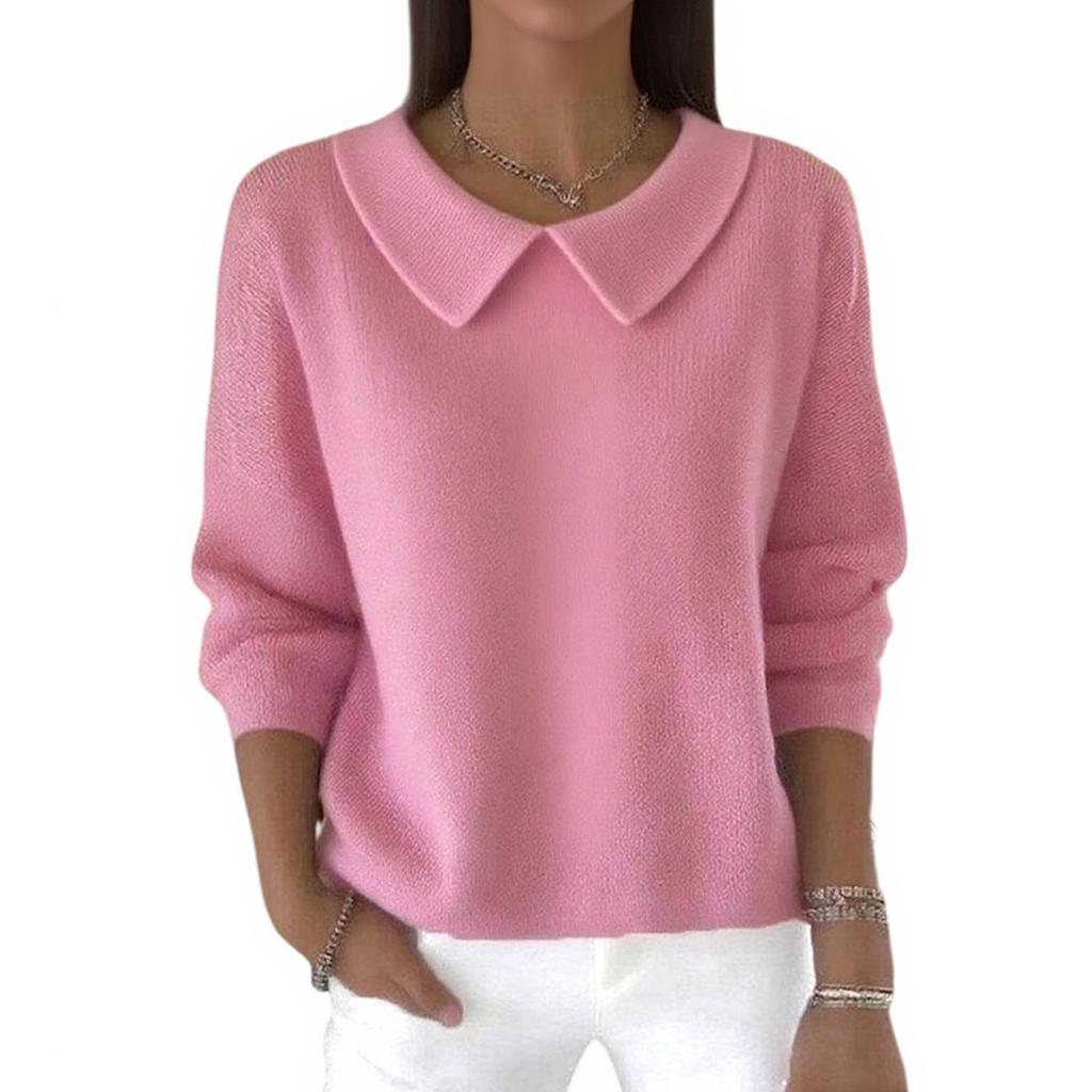 Women's Fashion Casual Solid-color Long-sleeved Top