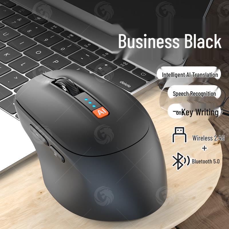 

AI Voice-Activated Rechargeable Bluetooth Wireless Mouse with Translation and Silent Typing