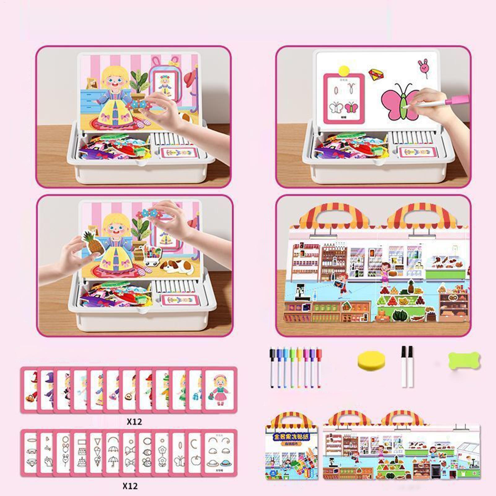 

Magnetic Dress Up Doll Double Sided Fun Learning Puzzles Kids Educational Toys For Children Boys Girls Indoor Party Birthday China Mainland