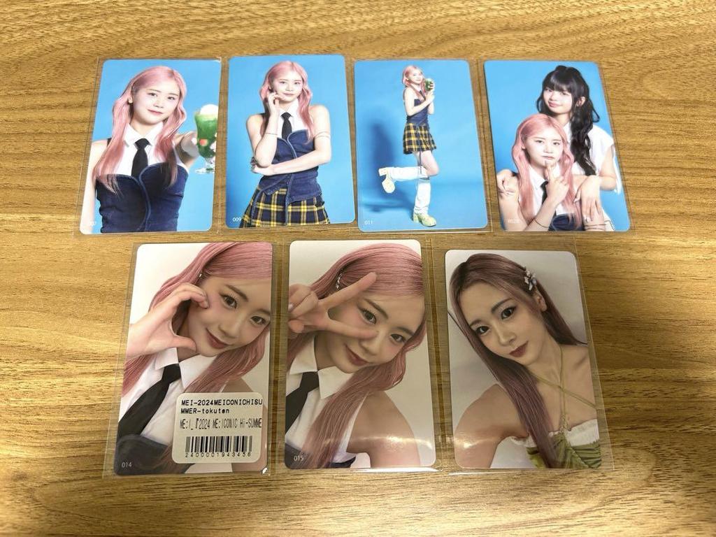 [USED] ME:I Sasaki Kokona Hi-Summer W Membership Bonus Trading Card 007 009