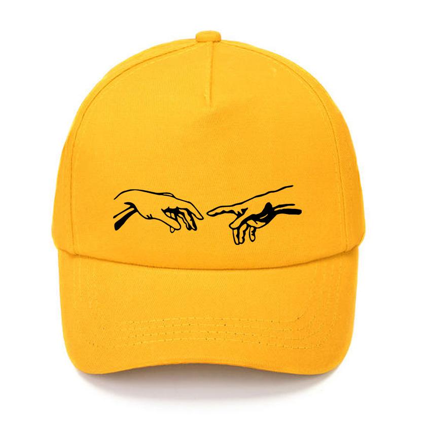 Funny Streetwear Hand Print Outdoor Sport Baseball Cap Ldea Cool Spring And Summer Adjustable Men Women Caps Fashion Hip Hop Hat