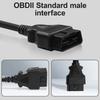 OBD2 Extension Cable OBD II 16 Pin Male to Female Diagnostic Extender Cord for OBD-II Scan Tool Compatible for All OBD2 Vehicles (1 Ft)