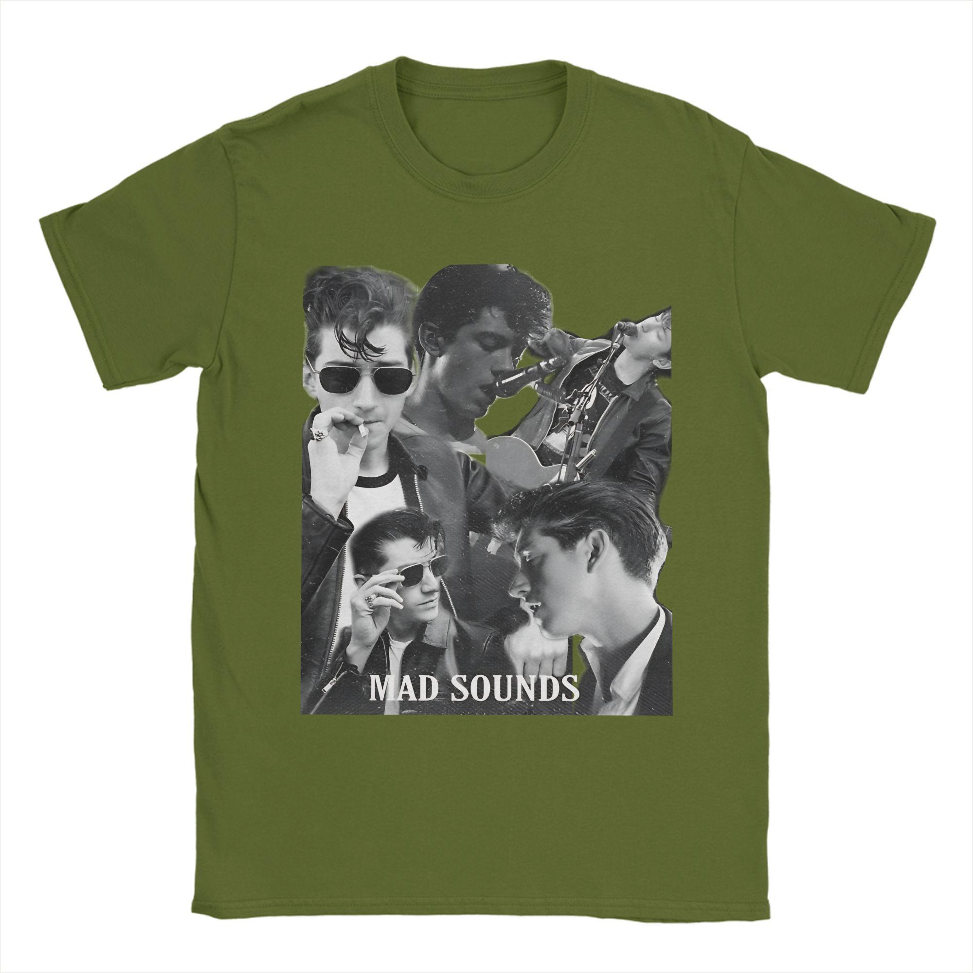 

Футболки Alex Turner Arctic Monkeys для мужчин Новинка Хлопковые футболки Круглый вырез Короткий рукав Футболки Идея для подарка Одежда 4XL