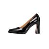 Krazing Pot Schaffell Spitz zulaufende Zehenpartie Hohe Absätze Sommer Einfarbige Schuhe Große Größe 41 Basisbekleidung Damen Moderne Pumps
