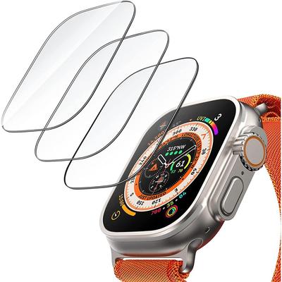 10PCS Screen Protector For Apple Watch 8 Ultra 7 6 5 4 SE 2022 2020 3 Iwatch 38MM 42MM 41MM 45MM 40MM 44MM 49MM Protective Film Protection Accessories
