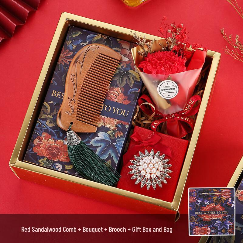 Sandalwood Comb Gift Set