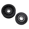 V Idler Pulley Flat Idler Pulley Kit GX20286 GX20287 Replacement for D140 D130 D100 LA100 LA105 LA110 LA115 Mower Decks