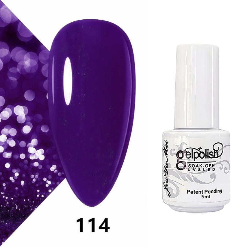 GELPOLISH Nail Art Set: Base, Top Coat, Transparent & White Gel Polishes
