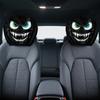 Headrest Covers For Cars 2 Pieces Breathable Big Eyes Car Headrest Protector Elastic Head Rest Covers Decoration For Auto