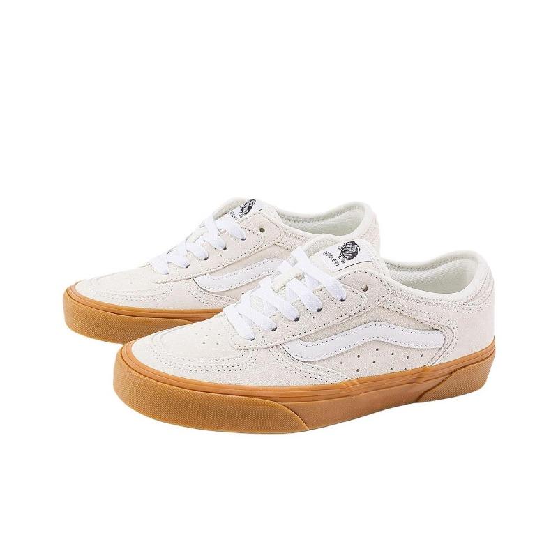 Vans Rowley Classic unisex stylish comfy low-top skate shoes off-white VN000EDUCD3