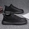 New Autumn Men's Casual Leather Shoes Men's Trend Versatile Men's Shoes Retro Tooling Shoes Work Board Shoes