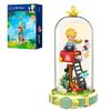 MOC Pantasy Starlight Lamp Rose Swing Wishing Mailbox Starry Gate Building Blocks Brick Puzzle Toys for Children Kids Boys Gift