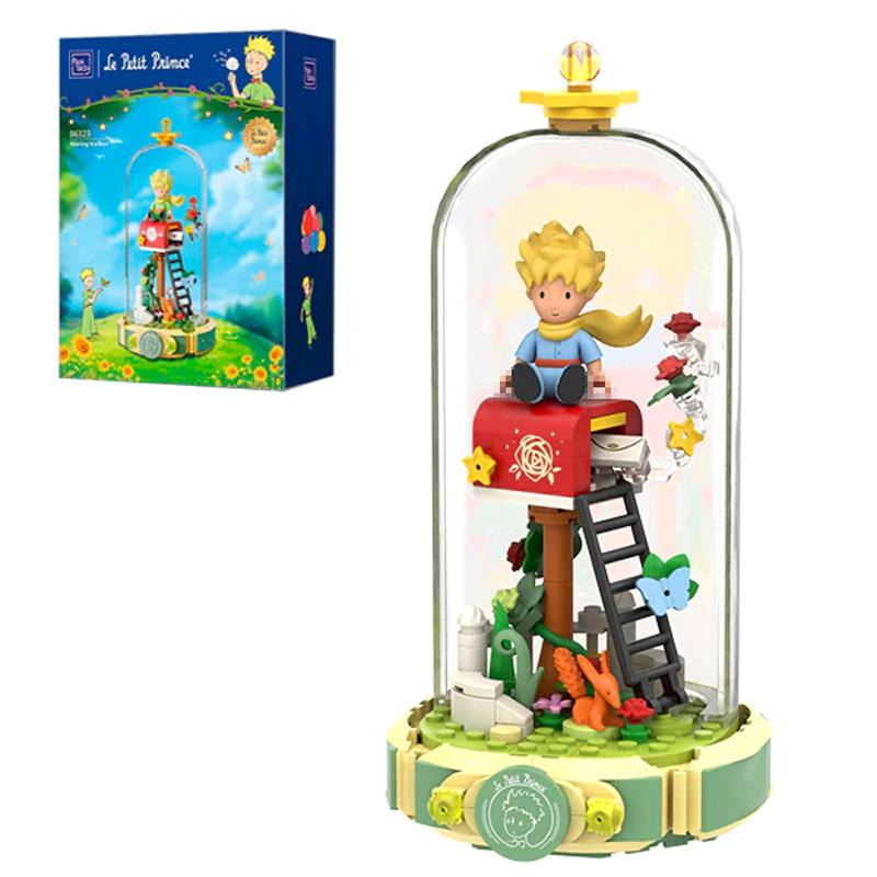 MOC Pantasy Starlight Lamp Rose Swing Wishing Mailbox Starry Gate Building Blocks Brick Puzzle Toys for Children Kids Boys Gift