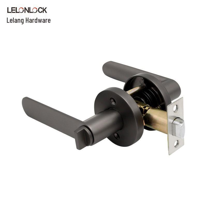 Zinc Alloy American Style Privacy Handle Lock for Bathroom, Restroom, or Storage Room