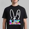2026 Bad Bunny X Super Bowl LIX Collab Logo Unisex T-Shirt High-End Luxus ist für Männer und Frauen Top Y2k