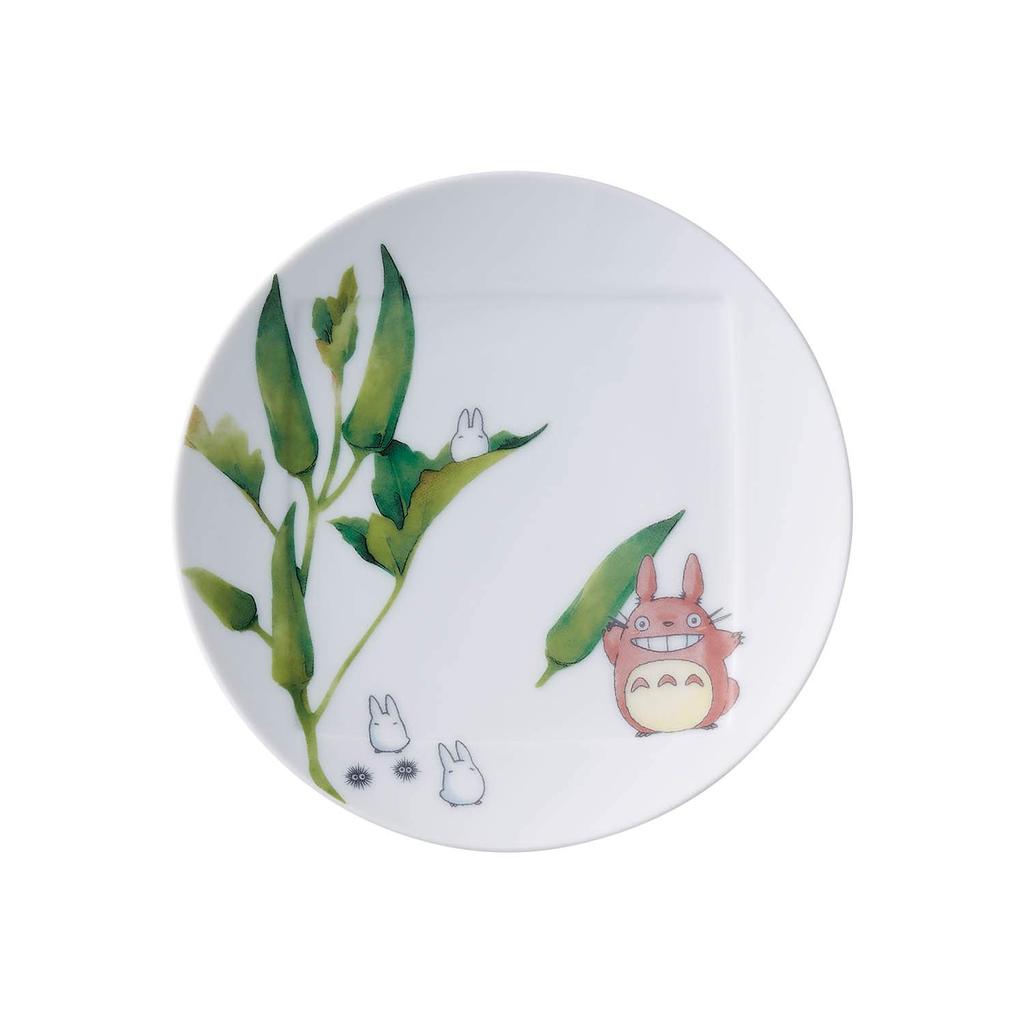 Set de farfurii Noritake My Neighbor Totoro Seria de legume Se potriveste la cuptorul cu microunde Lavabil la masina de spalat vase 5 bucati din portelan fin (imagine diferită) 15.5cm