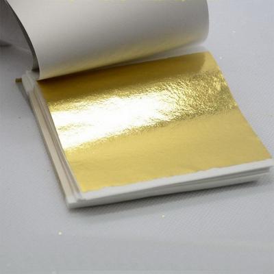 24K Pure Genuine Edible Gold Leaf Foil Sheet 99.99% Gold Food Decoration