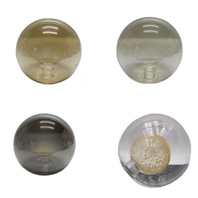 D10cm D12cm D15cm Smoke G9 Glass Lamp Shade Replacement with 2cm Opening Cognac Amber Grey Gray Globe G9 Shade Cover for Parts