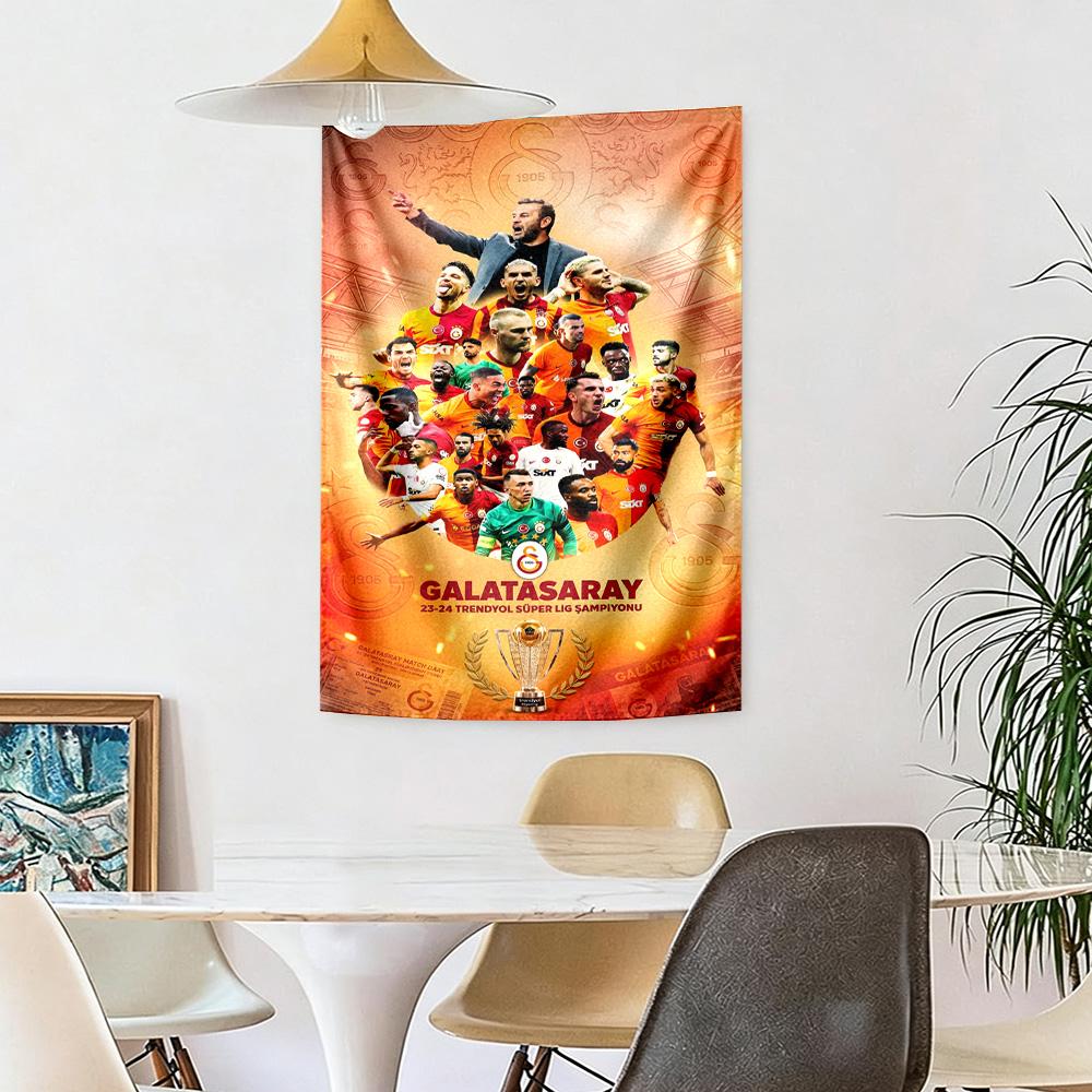 Galatasaray Wall Decor Tapestry Art For Pet Memorial Birthdaywedding Party Backdrop Family Gift