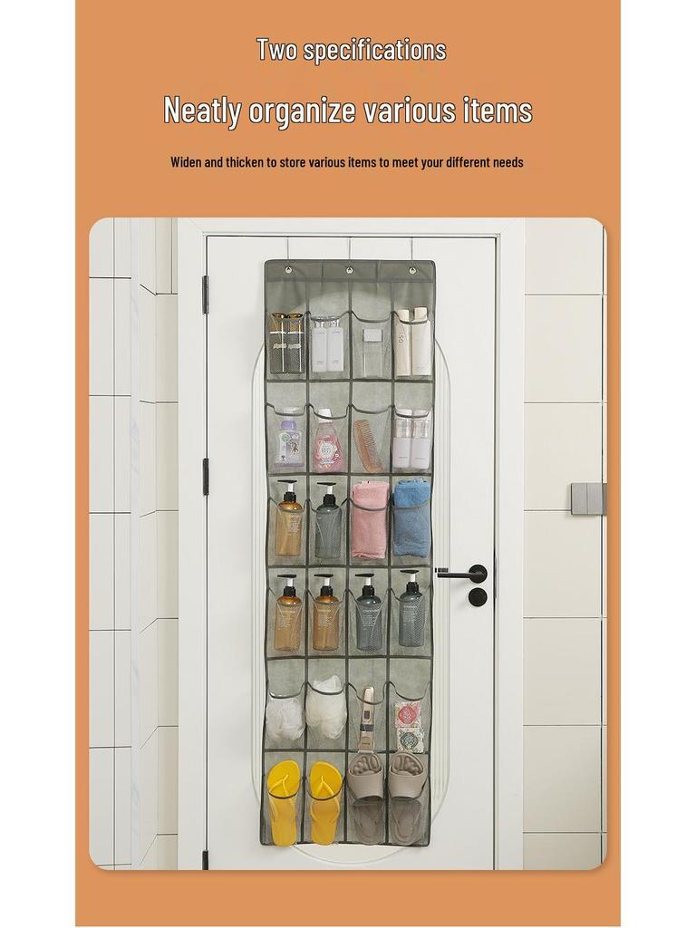 Wall-Mounted Mesh Shoe & Miscellaneous Storage Organizer