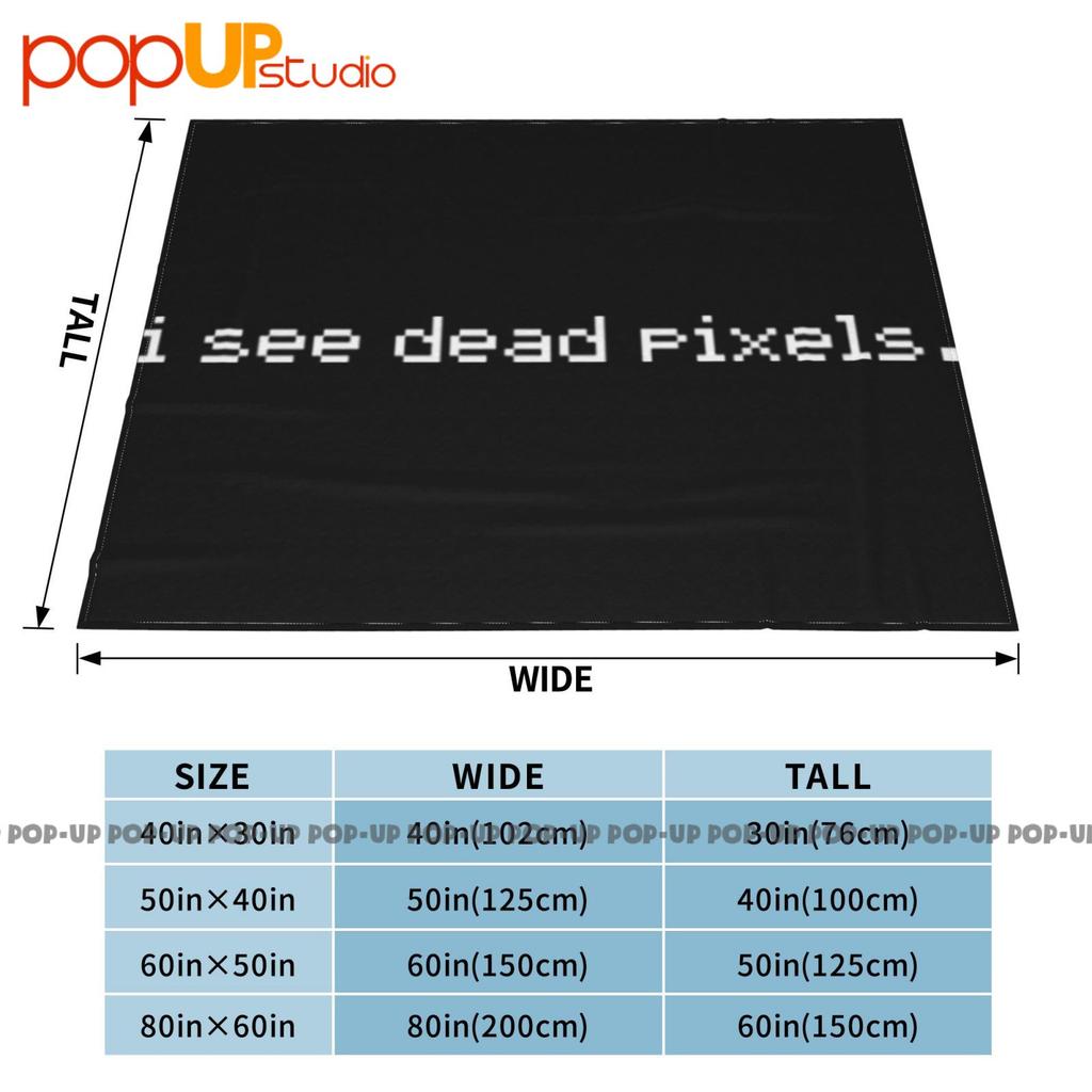 I See Dead Pixels Ultra-Soft Blanket Quilt Winter Sofa Cover Bed Covers