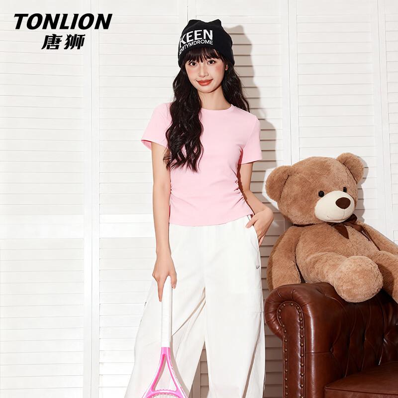 TonLion Women s Pleated Short-Sleeve T-Shirt XL