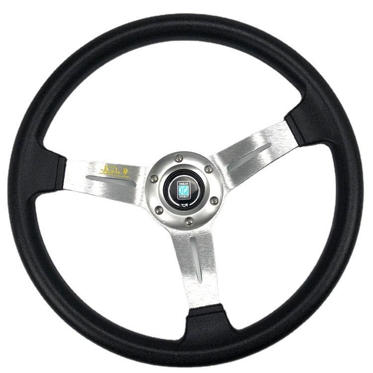 Universal 350MM Racing Competition PU Steering Wheel for Car Modification