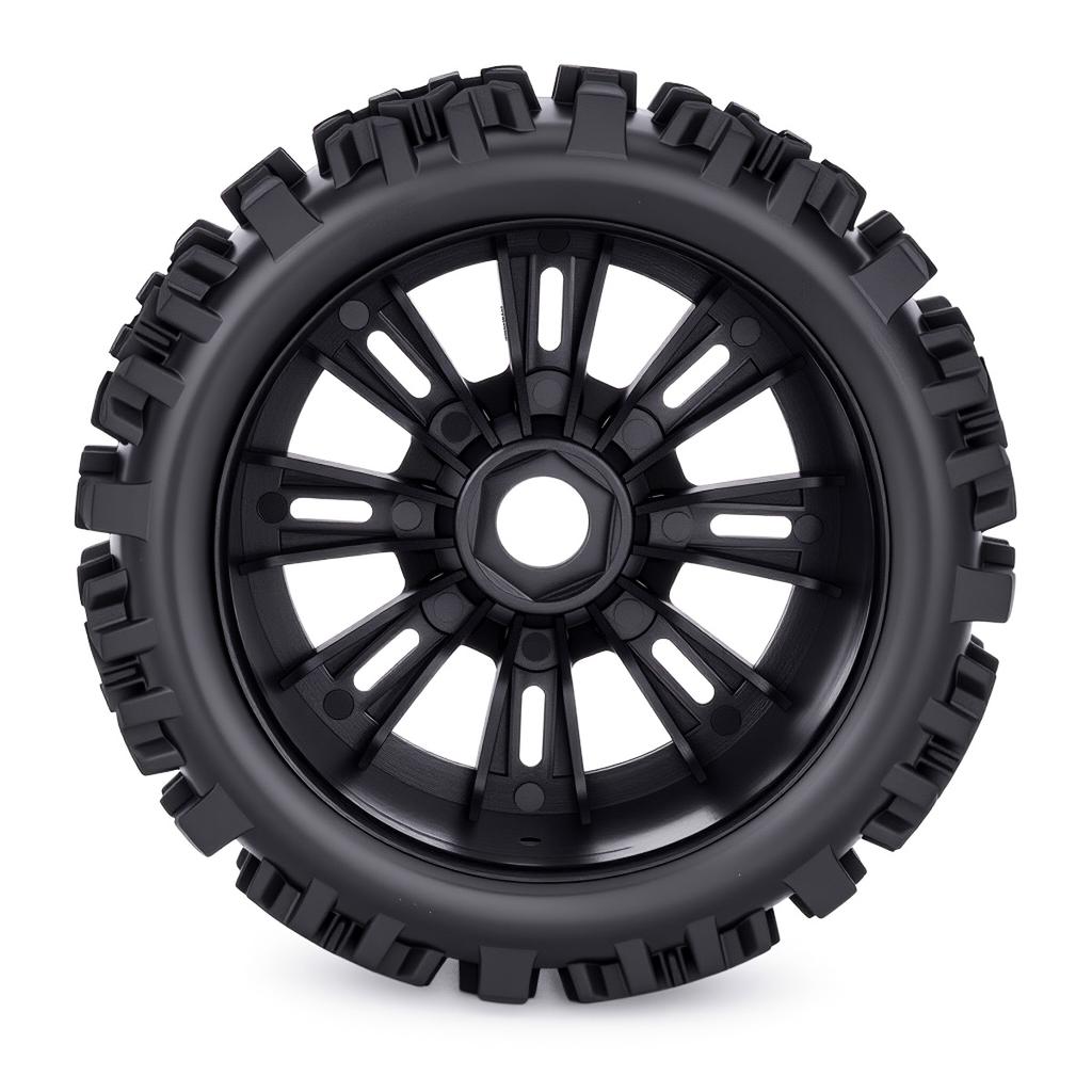 4pcs 121*43mm 1/8 RC Car Off-Road Buggy Tire 17mm Hex for ARRMA Typhon Talion Traxxas Redcat Team Losi Kyosho HPI HSP VRX
