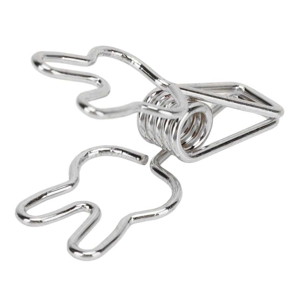 100pcs   Clips Cute Cartoon   Shape Metal Hollowed   Tail Clips Paper Clamps for   Document