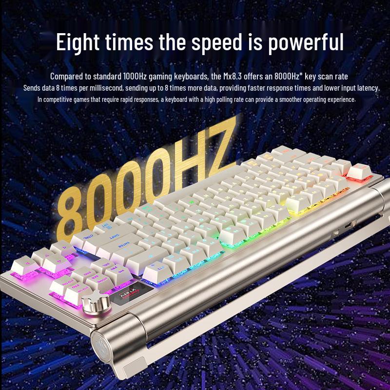 Cherry MX8.3 Tri-Mode Wireless Hot-Swappable Gasket Mechanical Keyboard