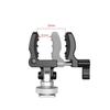 Niceyrig Shotgun Microphone Holder, Cold Shoe Camera Flashlight Holder, Aluminum Alloy (18-35mm) -549
