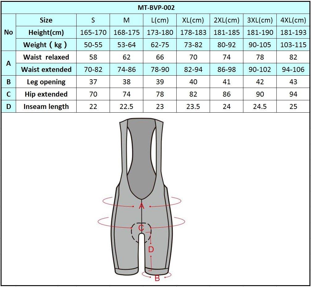 Morethan Padded Bib Pants Size 2XL Men's BVP-002,