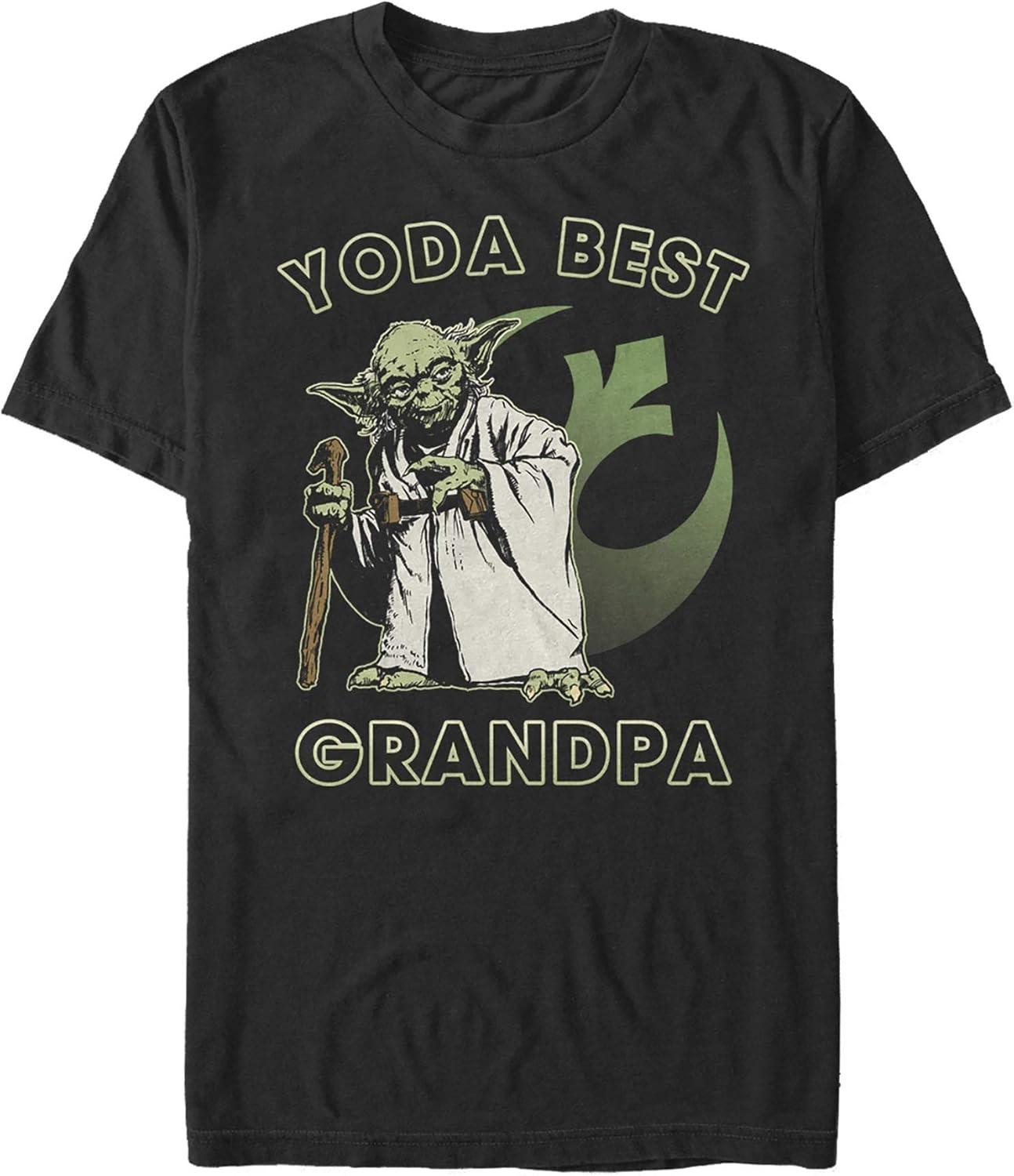 STAR WARS Унисекс для взрослых Футболка Йода Лучший Дедушка S