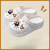 Nuove Scarpe con Zeppa, Crocs, Scarpe da Donna, Moda da Spiaggia, Ciabatte Antiscivolo e Antiodore