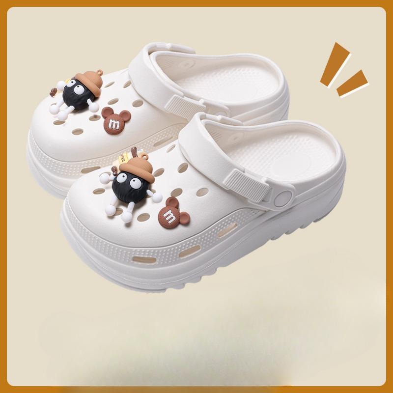 Nuove Scarpe con Zeppa, Crocs, Scarpe da Donna, Moda da Spiaggia, Ciabatte Antiscivolo e Antiodore
