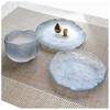 3world Buddhist Altar Set, Offerings, Incense, and Accessories, Modern Buddhist Altar, Pet Altar (3 Glass Buddhist Vessels + Incense Holder + Candlest