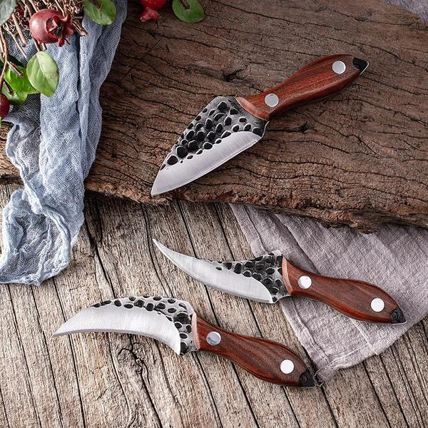 Stainless Steel Meat Cleaver Kitchen Kniives Meat Knife Fruit Cutter Outdoor Dividing Knife