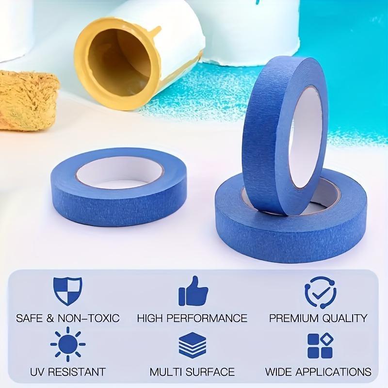 3pcs, Multi-Color Painter's Tape Multi-Surface Masking Tape , Painting and Decorating Supplies