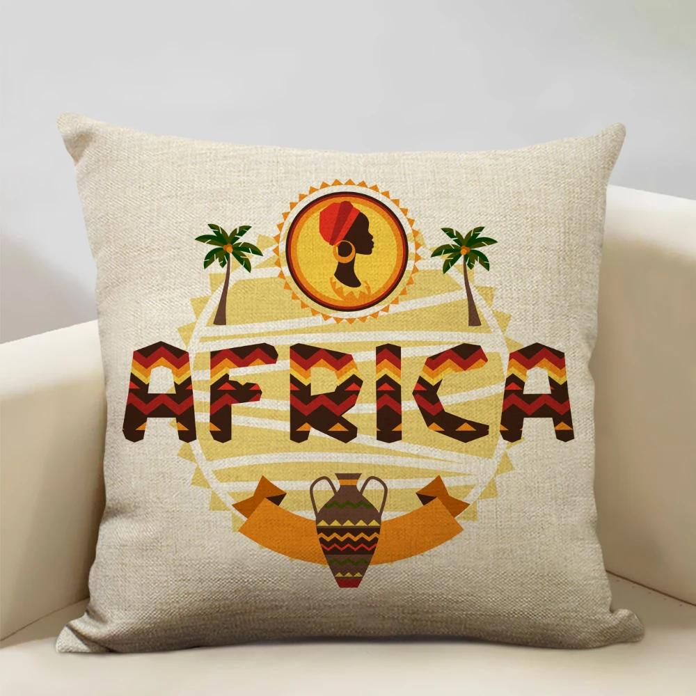 Ethnic Tribe Decorative Throw Pillow Case African Pattern Cushion Cover Home Sofa Decor Pillowcase Universal in All Seasons
