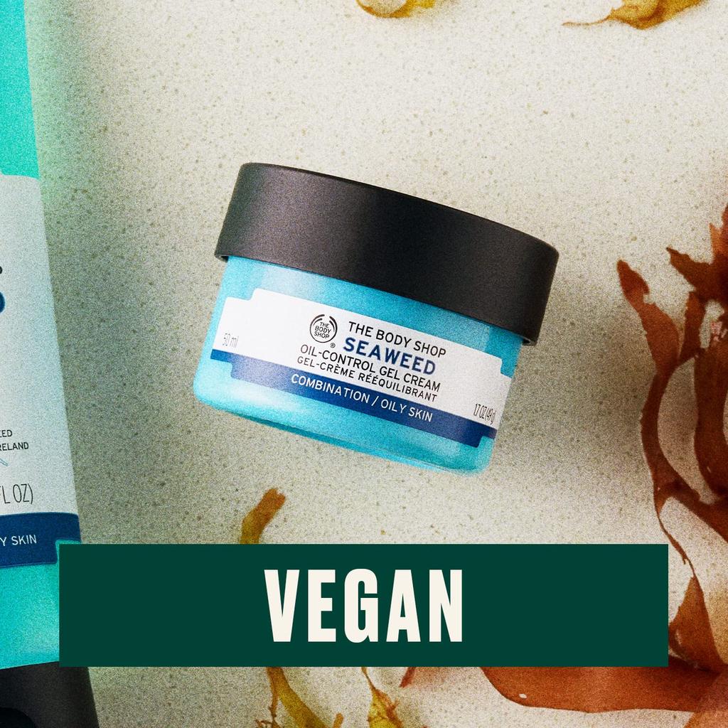 The Body Shop Seaweed Oil-Control Gel Cream 50ml For Oily & Combination Skin Matte Finish Vegan