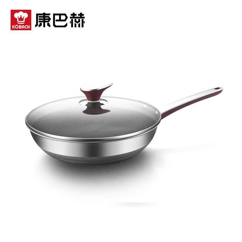 KOBACH Shimanni 316 Stainless Steel Non-stick Wok